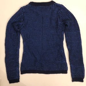 Vintage Blue small knit sweater long sleeve